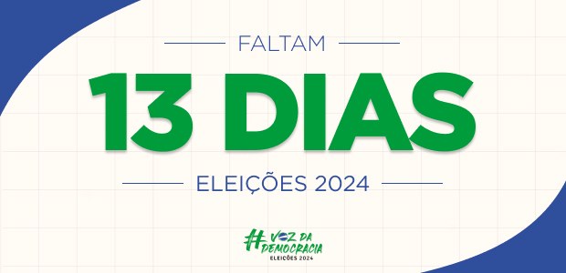 Eleições 2024 - Faltam 13 dias