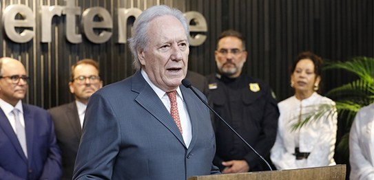 Foto: Alejandro Zambrana/Secom/TSE - Cerimônia de assinatura da portaria conjunta entre o TSE e ...