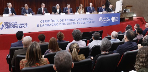 Foto: Alejandro Zambrana/Secom/TSE - Cerimônia de Assinatura Digital e Lacração – 10.09.2024