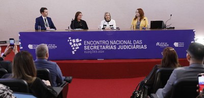 Foto: Alejandro Zambrana/Secom/TSE - Encontro Nacional das Secretarias Judiciárias - 27.06.2024