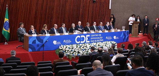 Foto: Luiz Roberto/Secom/TSE – Pronunciamento da Ministra Cármen Lúcia ao final do 2º turno- 27....