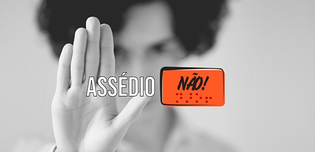 Logo da campanha Assédio Não do TRE-PR 18.09.2024