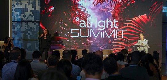 Ministra Cármen Lúcia fala sobre enfrentamento da desinformação no Alright Summit, nesta quarta-...