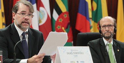 Ministro Dias Toffoli durante seminário da CIDH