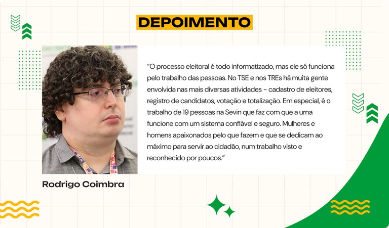Série Como nasce uma urna: dia da votação - Depoimento Rodrigo Coimbra - 17.05.2024