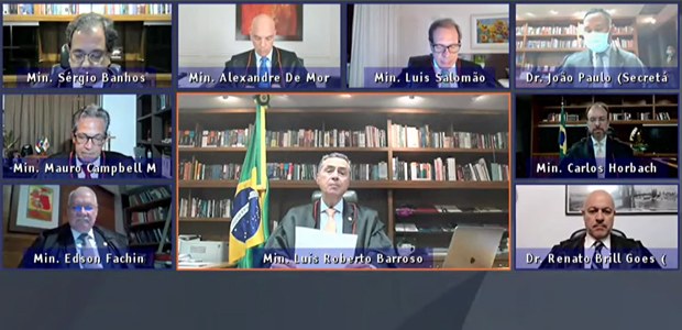 Sessão do TSE por videoconferência - 25.05.2021