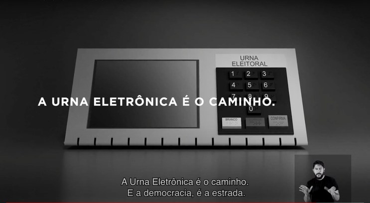 TSE lança campanha sobre a urna eletrônica e democracia em 14.12.2021